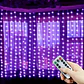 Cortina de Luces LED USB con 8 Modos – Decoración para Navidad, Año Nuevo y Fiestas - Miniatura 1