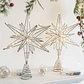 Estrella LED para Punta de Árbol de Navidad – Adorno Luminoso para Navidad y Año Nuevo - Miniatura 1