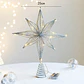 Estrella LED para Punta de Árbol de Navidad – Adorno Luminoso para Navidad y Año Nuevo - Miniatura 6