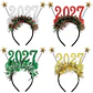 Set Año Nuevo 2027 – Cintillos y Lentes Glitter para Fiestas y Fotografías - Miniatura 6