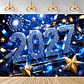 Set de Decoración Año Nuevo 2027 – Platos, Vasos, Servilletas, Mantel y Accesorios para Fiesta - Miniatura 9
