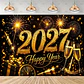 Set de Decoración Año Nuevo 2027 – Platos, Vasos, Servilletas, Mantel y Accesorios para Fiesta - Miniatura 16