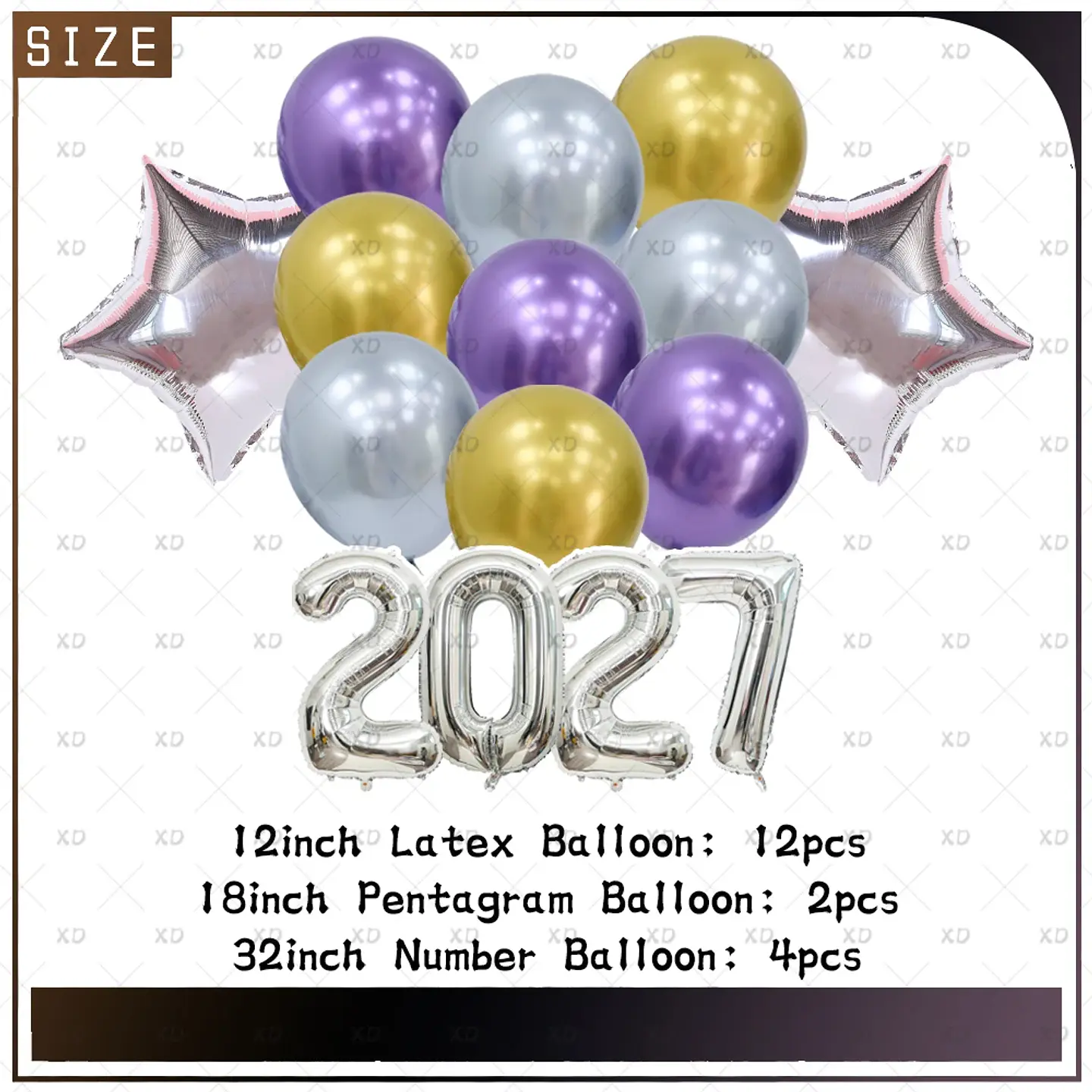 Set de Decoración Año Nuevo 2027 – Platos, Vasos, Servilletas, Mantel y Accesorios para Fiesta 20