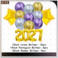 Set de Decoración Año Nuevo 2027 – Platos, Vasos, Servilletas, Mantel y Accesorios para Fiesta - Miniatura 21