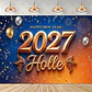 Set de Decoración Año Nuevo 2027 – Platos, Vasos, Servilletas, Mantel y Accesorios para Fiesta - Miniatura 28