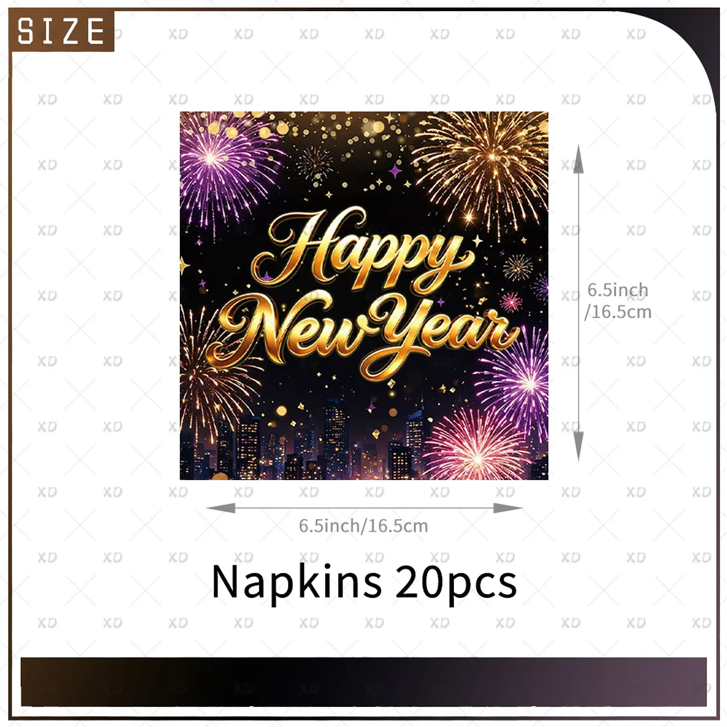 Set de Decoración Año Nuevo 2027 – Platos, Vasos, Servilletas, Mantel y Accesorios para Fiesta 31