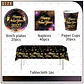 Set de Decoración Año Nuevo 2027 – Platos, Vasos, Servilletas, Mantel y Accesorios para Fiesta - Miniatura 39