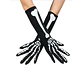 Kit de Esqueleto Verde Fluorescente – Medias sobre la Rodilla y Guantes Largos para Halloween - Miniatura 7