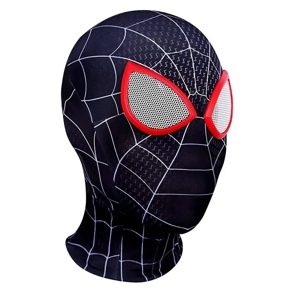 Máscara de Spider-Man con Lentes – Disfraz para Halloween y Cosplay 3