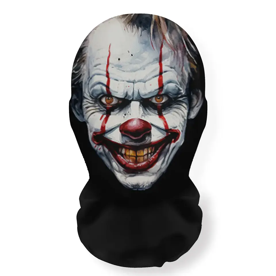 Máscara de Esqueleto con Capucha de Malla – Terror para Halloween 5