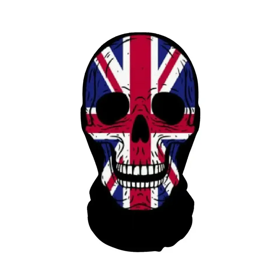 Máscara de Esqueleto con Capucha de Malla – Terror para Halloween 8
