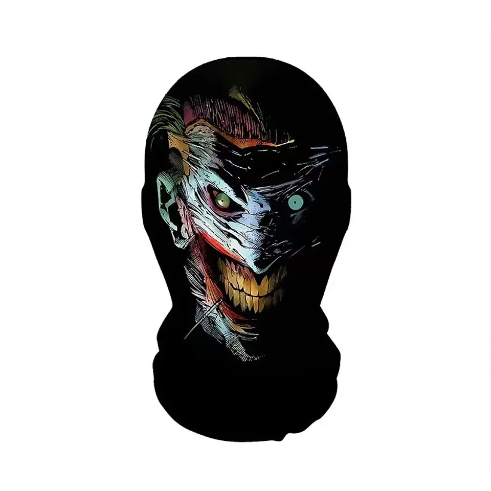 Máscara de Esqueleto con Capucha de Malla – Terror para Halloween 10