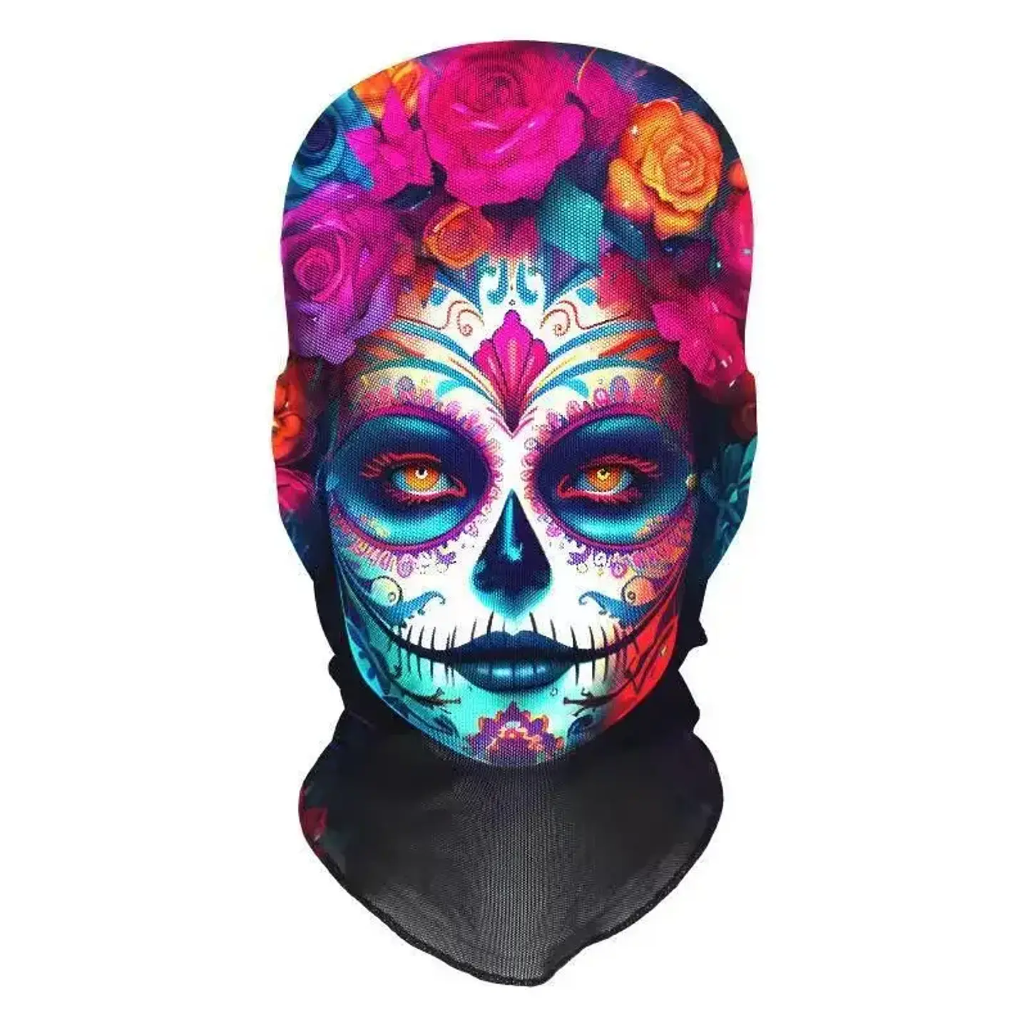 Máscara de Esqueleto con Capucha de Malla – Terror para Halloween 18