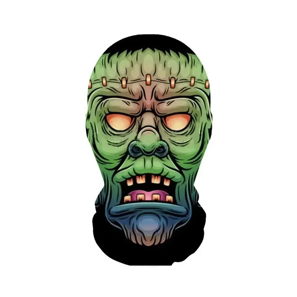 Máscara de Esqueleto con Capucha de Malla – Terror para Halloween 19