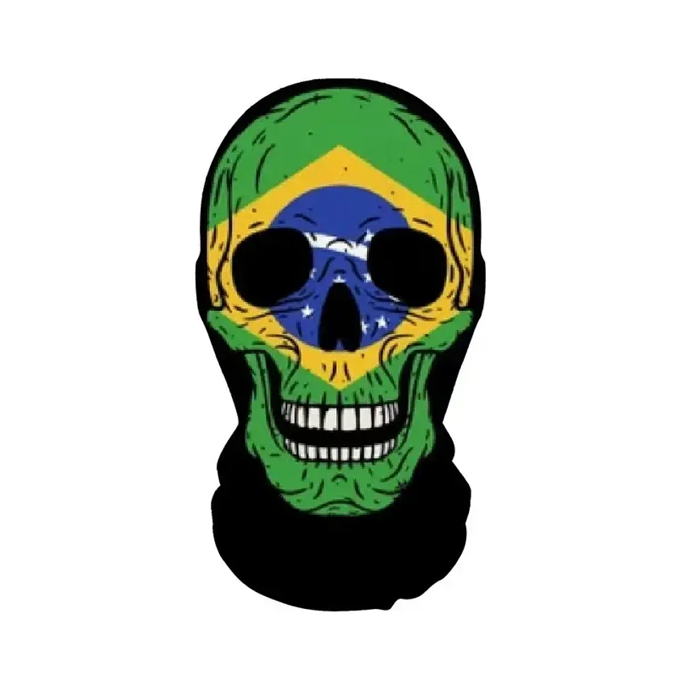 Máscara de Esqueleto con Capucha de Malla – Terror para Halloween 22