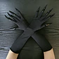 Guantes Largos con Garras de Bruja – 43 cm para Halloween - Miniatura 2