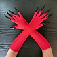 Guantes Largos con Garras de Bruja – 43 cm para Halloween - Miniatura 7