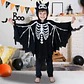 Disfraz Infantil de Esqueleto o Murciélago con Capucha para Halloween
 - Miniatura 2