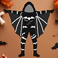 Disfraz Infantil de Esqueleto o Murciélago con Capucha para Halloween
 - Miniatura 4