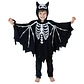 Disfraz Infantil de Esqueleto o Murciélago con Capucha para Halloween
 - Miniatura 7