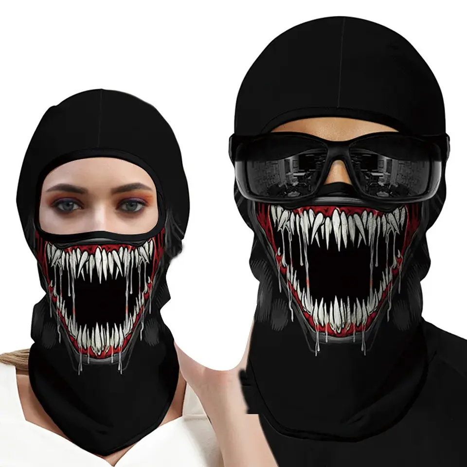 Pasamontañas de Calavera Unisex – Máscara para Halloween y Outdoor 5