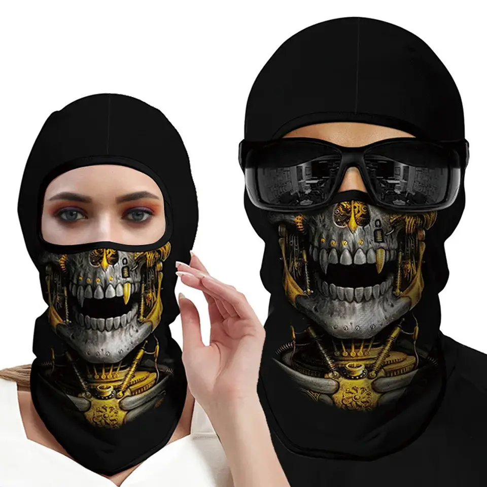 Pasamontañas de Calavera Unisex – Máscara para Halloween y Outdoor 9