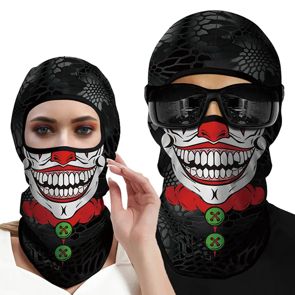 Pasamontañas de Calavera Unisex – Máscara para Halloween y Outdoor 12
