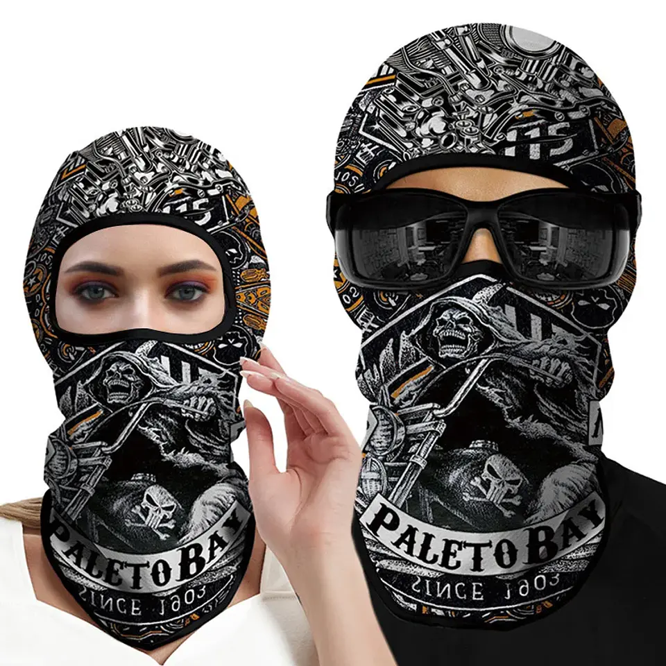 Pasamontañas de Calavera Unisex – Máscara para Halloween y Outdoor 13
