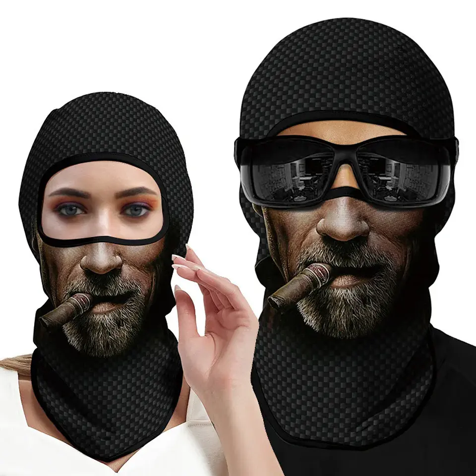 Pasamontañas de Calavera Unisex – Máscara para Halloween y Outdoor 18
