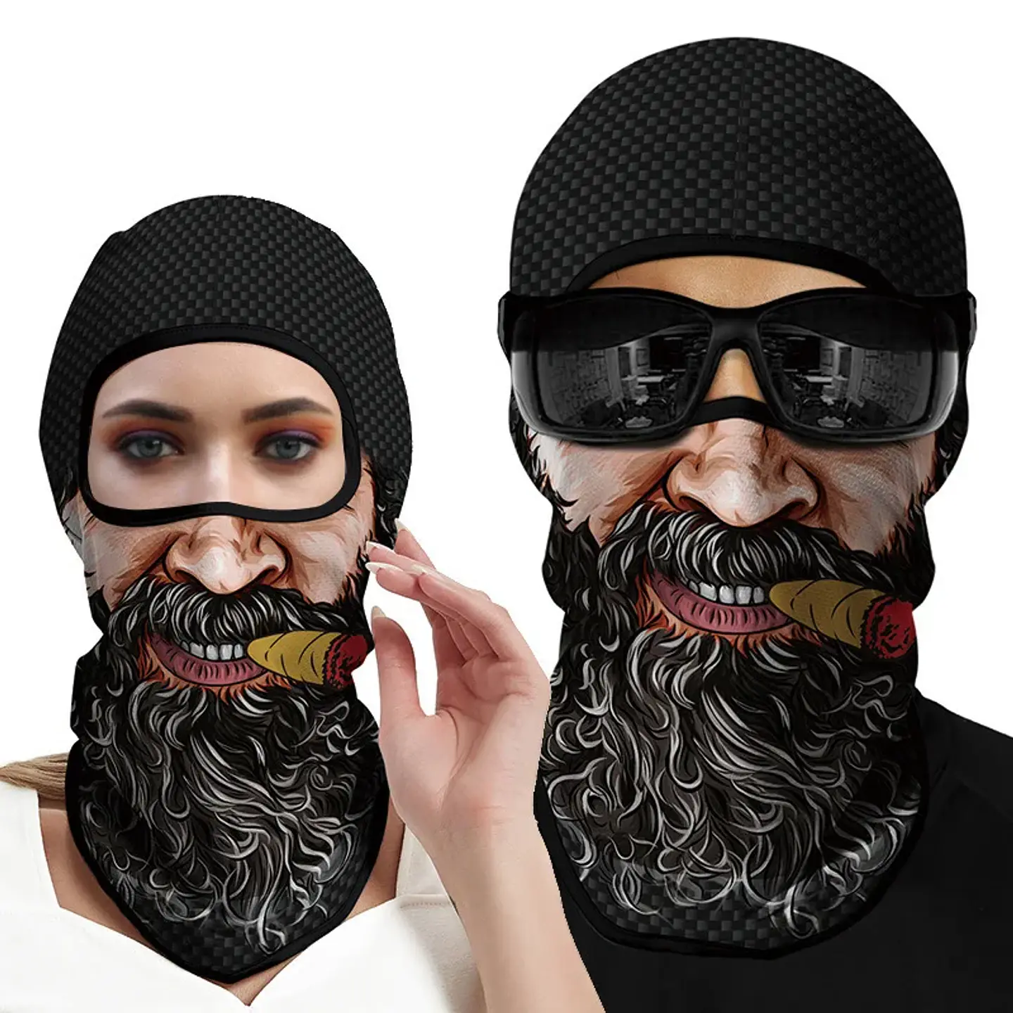 Pasamontañas de Calavera Unisex – Máscara para Halloween y Outdoor 19