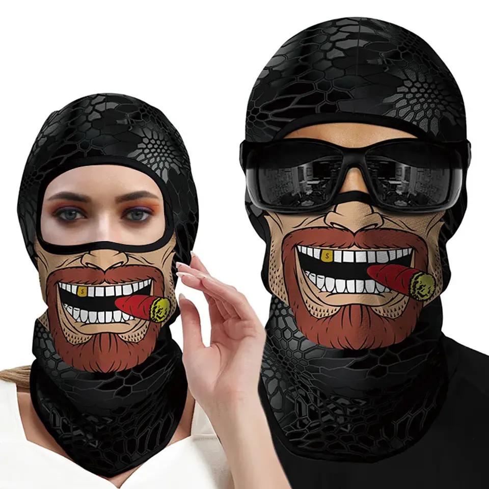 Pasamontañas de Calavera Unisex – Máscara para Halloween y Outdoor 24