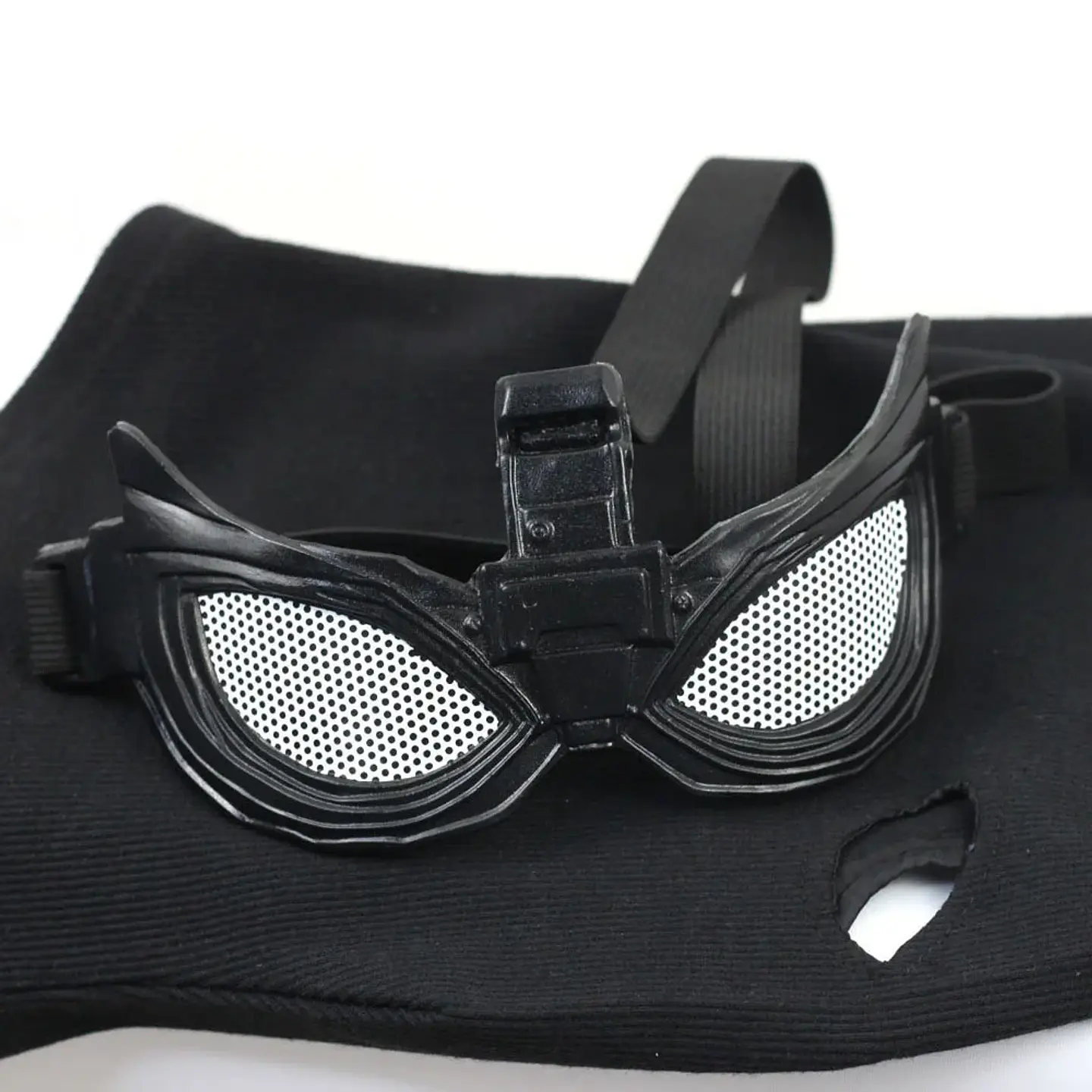 Máscara Negra de Spider-Man Stealth – Estilo Sigilo para Halloween y Cosplay 1