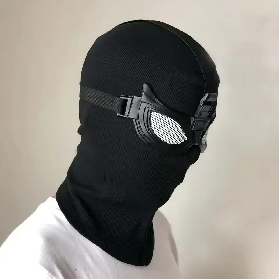 Máscara Negra de Spider-Man Stealth – Estilo Sigilo para Halloween y Cosplay 2