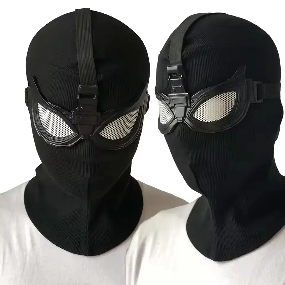 Máscara Negra de Spider-Man Stealth – Estilo Sigilo para Halloween y Cosplay 4