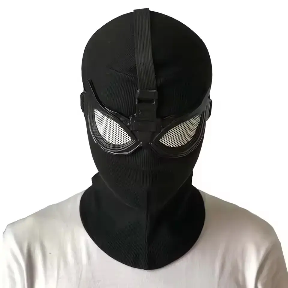 Máscara Negra de Spider-Man Stealth – Estilo Sigilo para Halloween y Cosplay 5