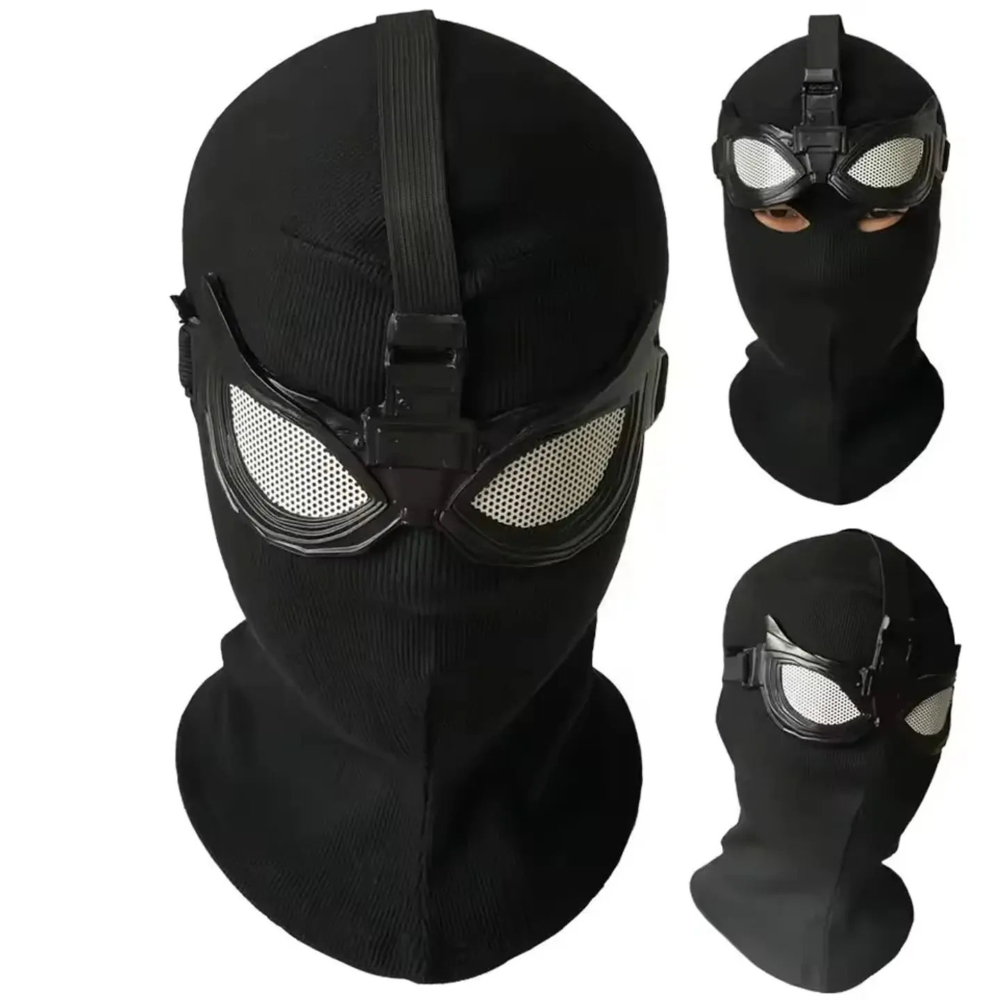 Máscara Negra de Spider-Man Stealth – Estilo Sigilo para Halloween y Cosplay 6