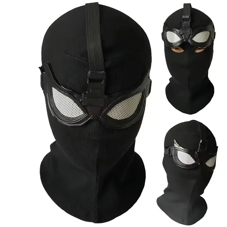 Máscara Negra de Spider-Man Stealth – Estilo Sigilo para Halloween y Cosplay 6