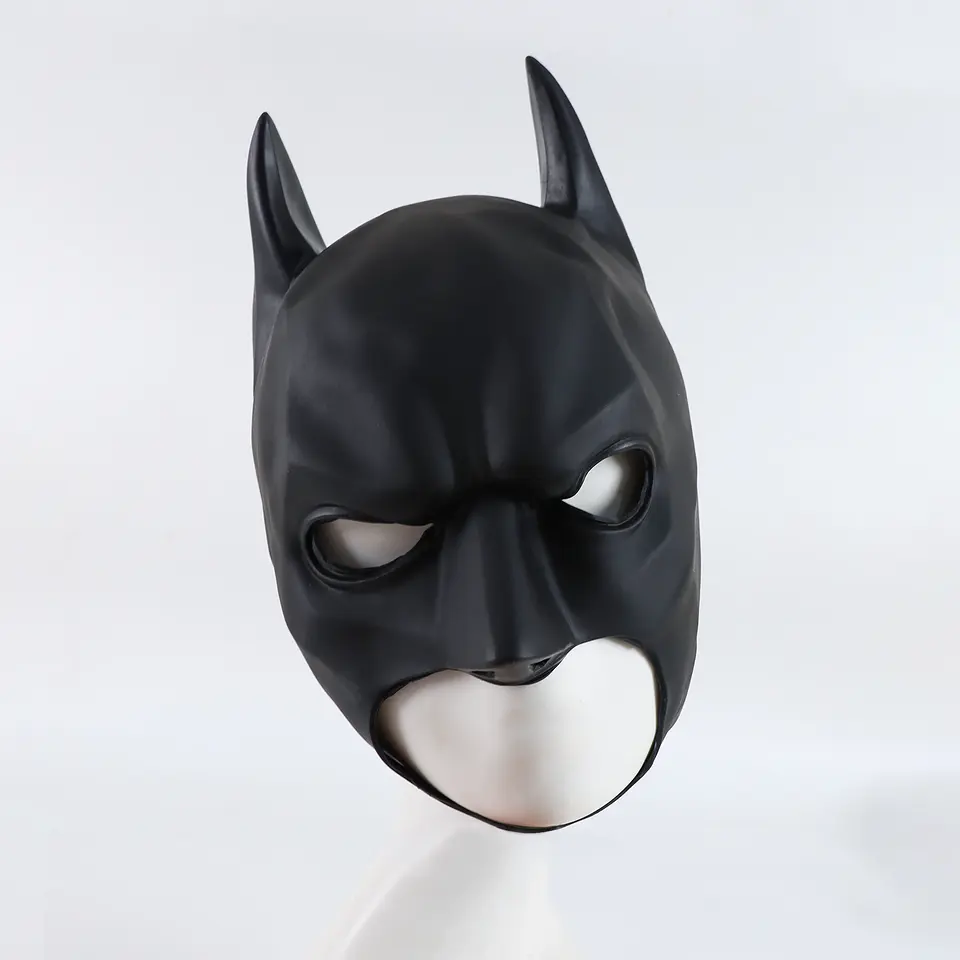Máscara de Batman para Adultos – Capucha con Orejas para Halloween y Cosplay 4