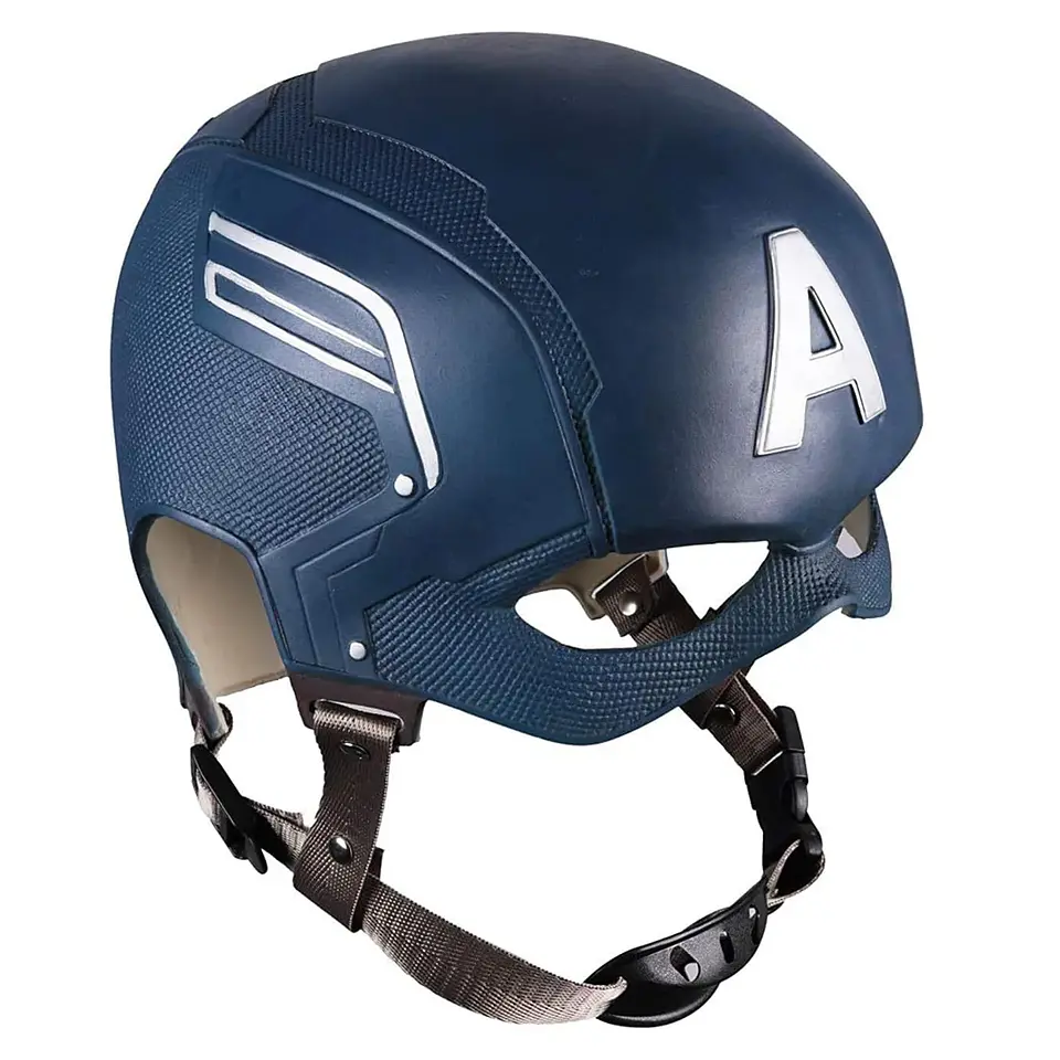 Superhero Mask Captain Soft Latex Helmet Halloween Cosplay Accessory 1