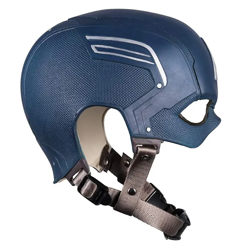 Superhero Mask Captain Soft Latex Helmet Halloween Cosplay Accessory 2