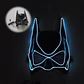 Máscara LED de Superhéroe con Efecto Neón para Halloween y Cosplay - Miniatura 10