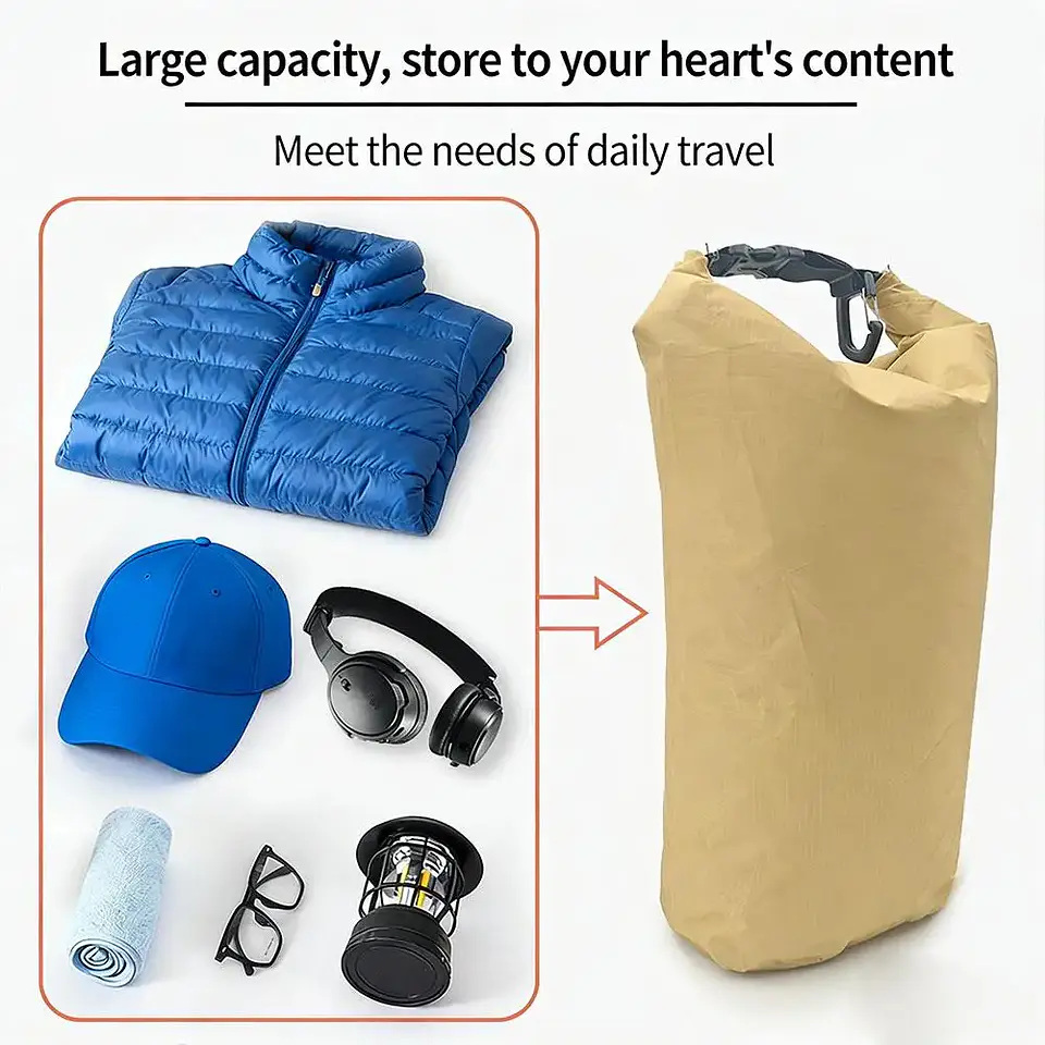Bolsa Seca Impermeable Outdoor para Camping, Trekking y Deportes Acuáticos 4