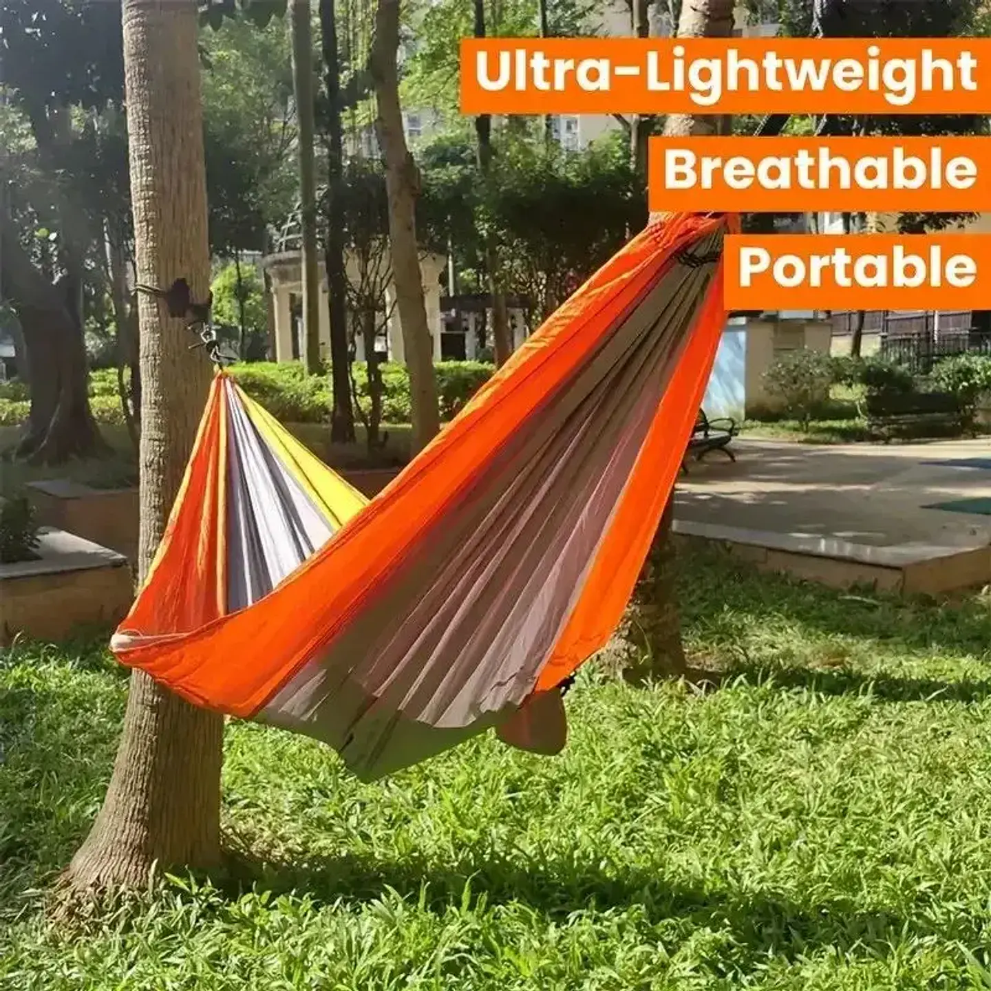 Hamaca Doble Portátil para Camping y Outdoor – Ligera y Autosoportada 5