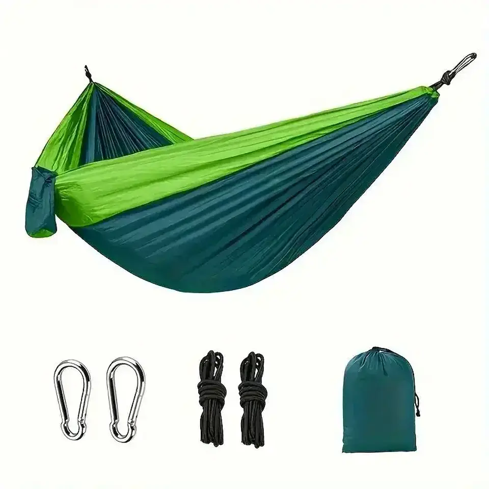 Hamaca Doble Portátil para Camping y Outdoor – Ligera y Autosoportada 7