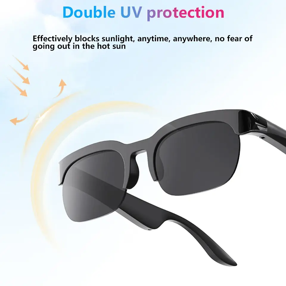 Lentes Inteligentes con Cámara HD, Bluetooth y Traducción con IA 5
