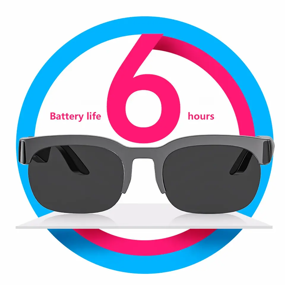 Lentes Inteligentes con Cámara HD, Bluetooth y Traducción con IA 6