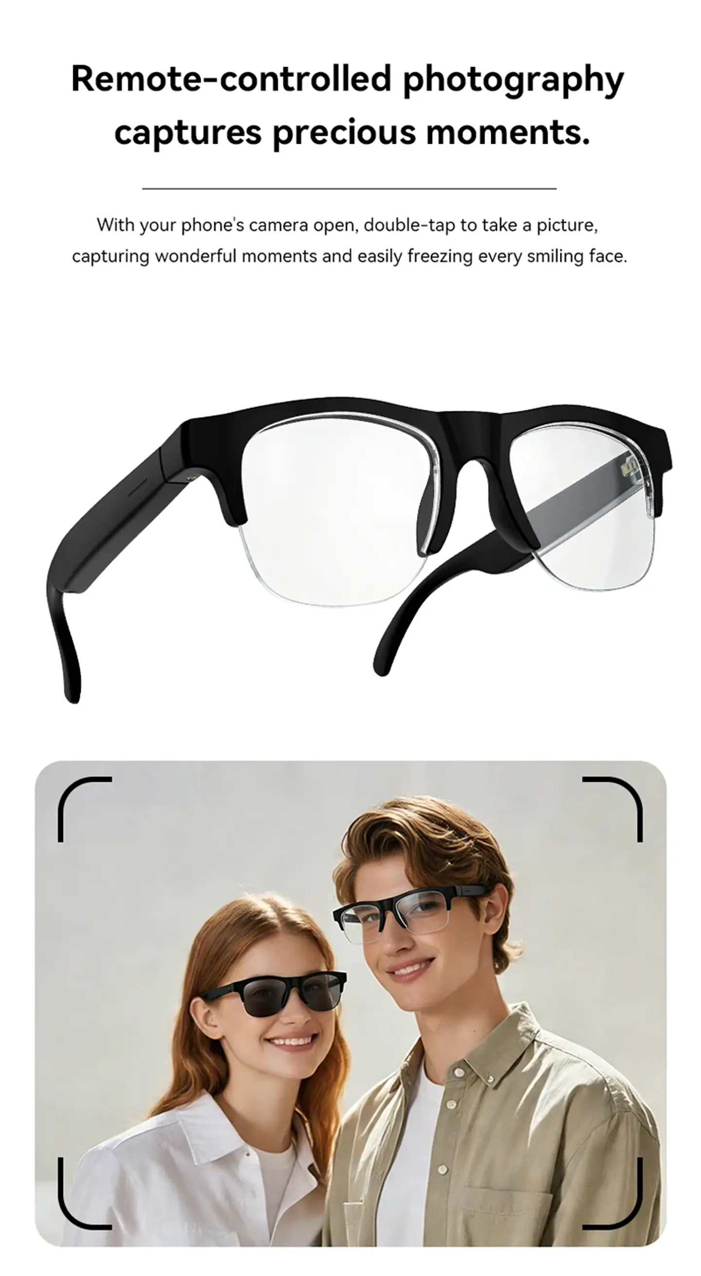 Lentes Inteligentes con IA, Bluetooth y Llamadas Manos Libres 9