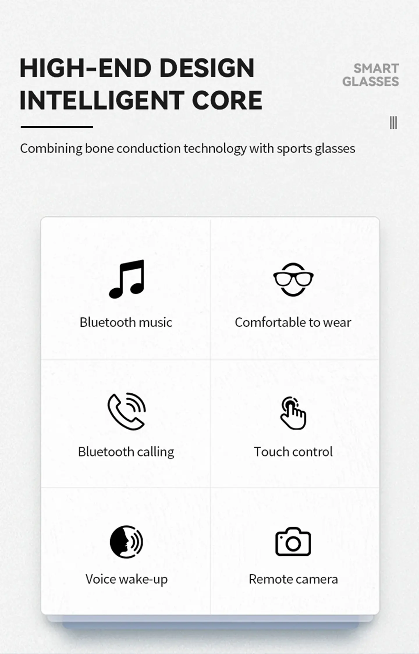 Lentes Inteligentes con IA, Bluetooth y Llamadas Manos Libres 4