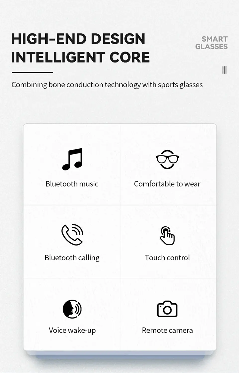 Lentes Inteligentes con IA, Bluetooth y Llamadas Manos Libres 4