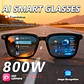 Lentes Inteligentes con IA, Cámara HD, Traducción y Bluetooth - Miniatura 1
